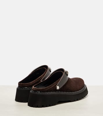 Slippers Horsebit aus Veloursleder | Gucci