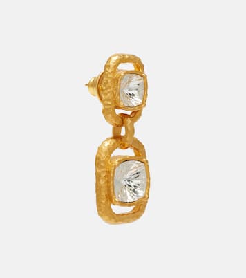 Boucles d’oreilles pendantes à cristaux | Oscar de la Renta