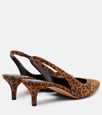 Padim 50 leopard-print suede slingback pumps | Isabel Marant