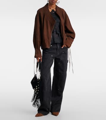 Padim 50 leopard-print suede slingback pumps | Isabel Marant