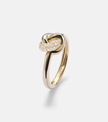 Ring aus 14kt Gelbgold (585/1000) mit Diamanten | Stone and Strand