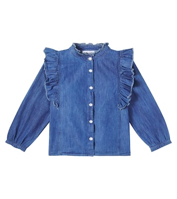 Camisa Raphaella de denim con volantes | Molo