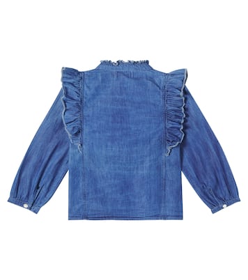 Camisa Raphaella de denim con volantes | Molo