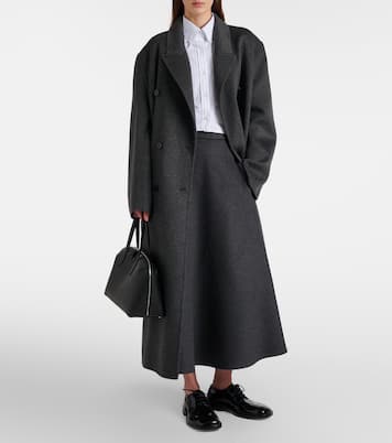 Chemise raccourci rayée en coton | Thom Browne