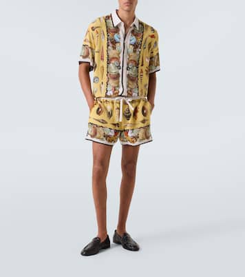 Printed silk shorts | Dolce&Gabbana