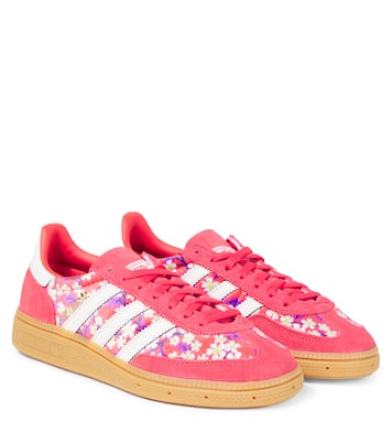 Handball Spezial floral suede-trimmed sneakers | Adidas Originals Kids