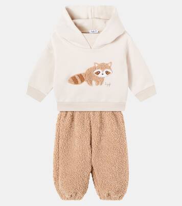 Baby Set aus Kapuzenjacke und Jogginghose | Il Gufo
