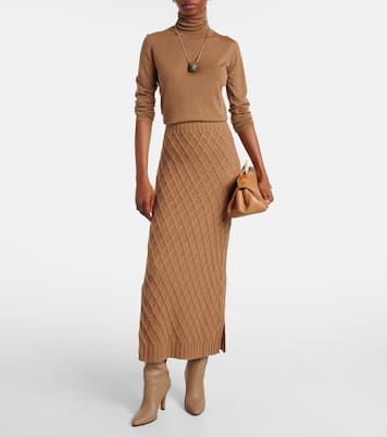 Saluto virgin wool turtleneck sweater | Max Mara