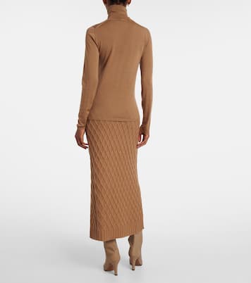 Saluto virgin wool turtleneck sweater | Max Mara