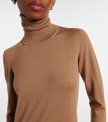 Saluto virgin wool turtleneck sweater | Max Mara