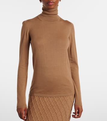 Saluto virgin wool turtleneck sweater | Max Mara