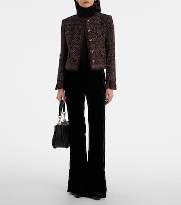 Audrina metallic tweed jacket | Veronica Beard