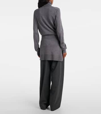 Rollkragenpullover aus Wolle und Seide | Toteme