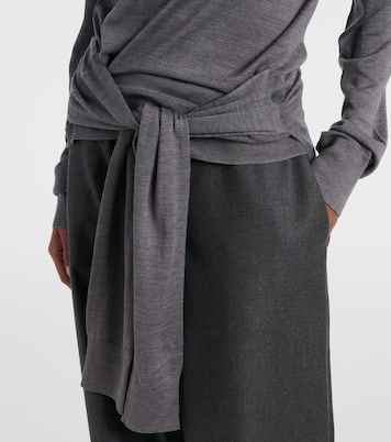 Rollkragenpullover aus Wolle und Seide | Toteme