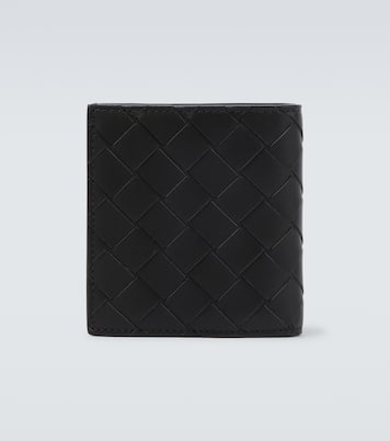 인트레치아토 레더 지갑 | Bottega Veneta