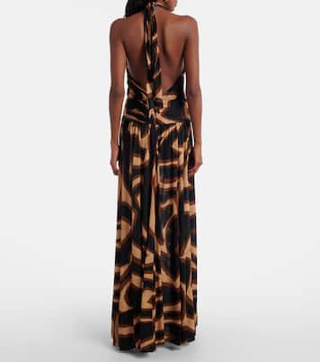 Bedrucktes Cocktailkleid aus einem Wollgemisch | Pucci