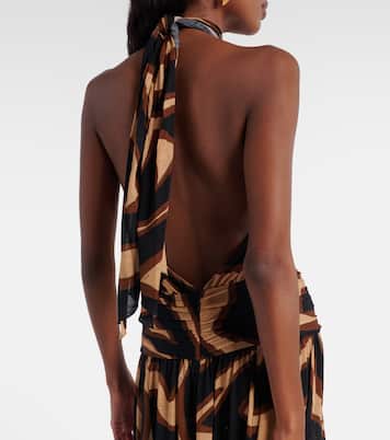 Bedrucktes Cocktailkleid aus einem Wollgemisch | Pucci