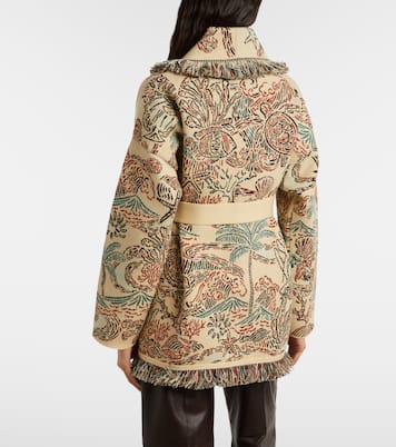 Sketched By The Sea wool cardigan | Alanui