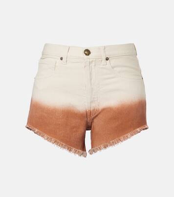 Shades Of Eden denim shorts | Alanui