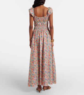 Millie floral cotton maxi skirt | Montce