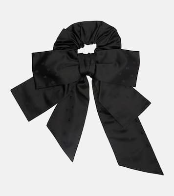 Skull silk jacquard scrunchie | McQueen
