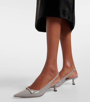 Pumps slingback Amita 45 in vernice | Jimmy Choo