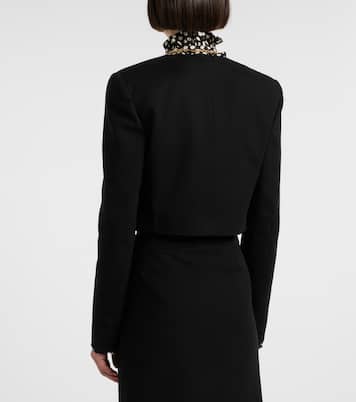 Chaqueta cropped de terciopelo de algodón | Chloé