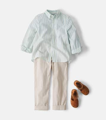 Linton striped cotton shirt | Bonpoint