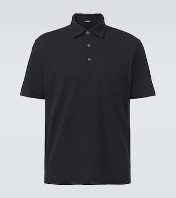 Cotton piqué polo shirt | Zegna