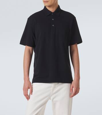 Cotton piqué polo shirt | Zegna