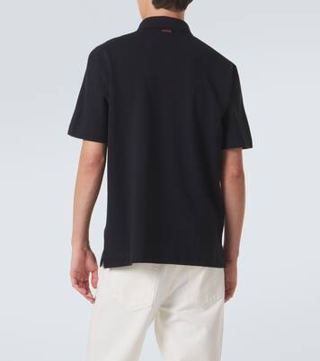 Cotton piqué polo shirt | Zegna