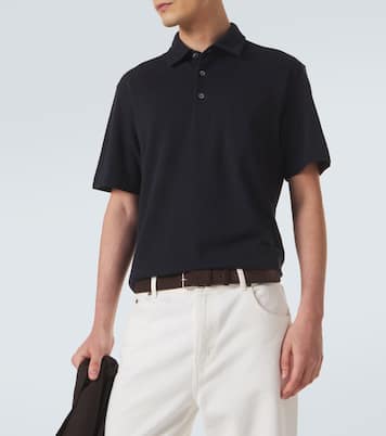 Cotton piqué polo shirt | Zegna