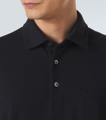 Cotton piqué polo shirt | Zegna