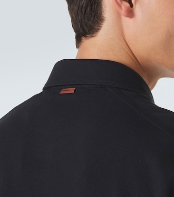Cotton piqué polo shirt | Zegna