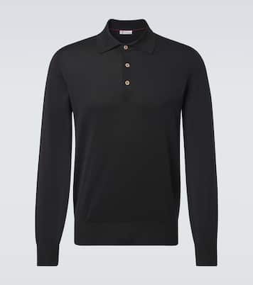 Cotton polo sweater | Brunello Cucinelli