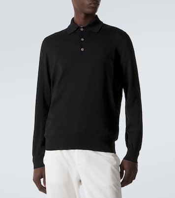 Cotton polo sweater | Brunello Cucinelli