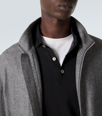 Cotton polo sweater | Brunello Cucinelli