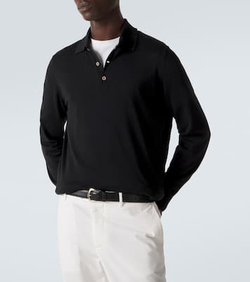 Cotton polo sweater | Brunello Cucinelli