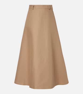 Cotton midi skirt | Róhe