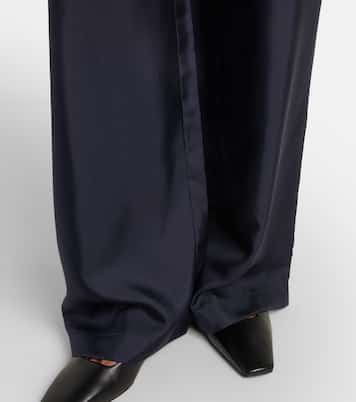 Silk straight pants | Róhe