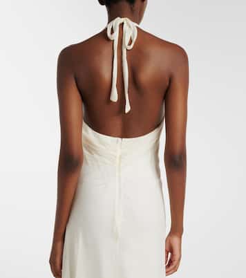 Luma halterneck maxi dress | Staud