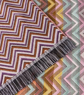 Colcha Antwan en mezcla de lana con flecos | Missoni