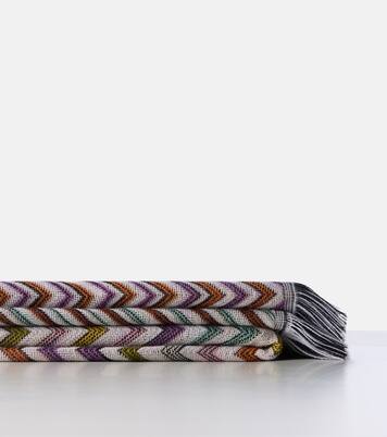 Colcha Antwan en mezcla de lana con flecos | Missoni
