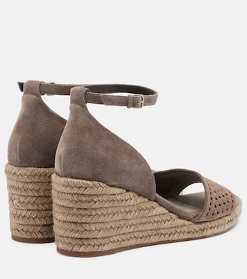 Suede espadrille wedges | Brunello Cucinelli