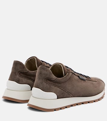 Monili suede sneakers | Brunello Cucinelli