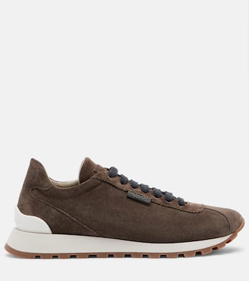 Monili suede sneakers | Brunello Cucinelli