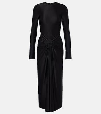 Abito midi Frances in jersey | Victoria Beckham
