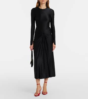 Abito midi Frances in jersey | Victoria Beckham
