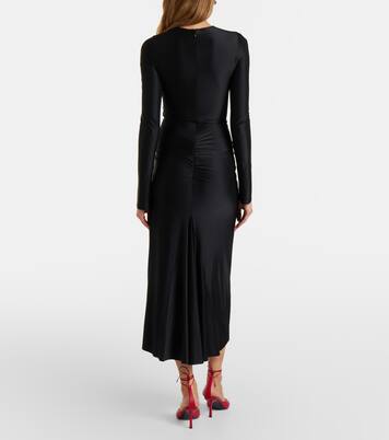 Abito midi Frances in jersey | Victoria Beckham