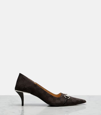 Pumps Vittoria GG aus Canvas | Gucci